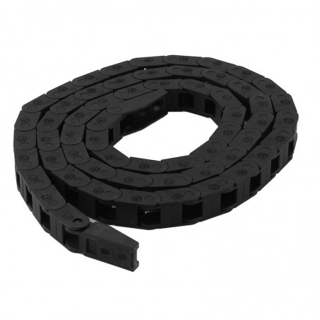 chaîne câble 7x7mm 1 mètre avec fixations