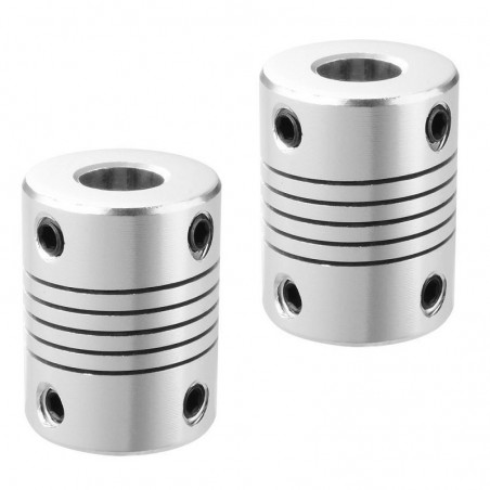 accouplement alu 5x8mm