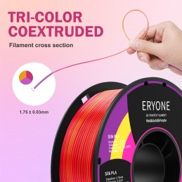 Eryone PLA Tri Color Rouge Or Violet